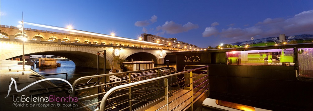 Péniche La Baleine Blanche - Paris