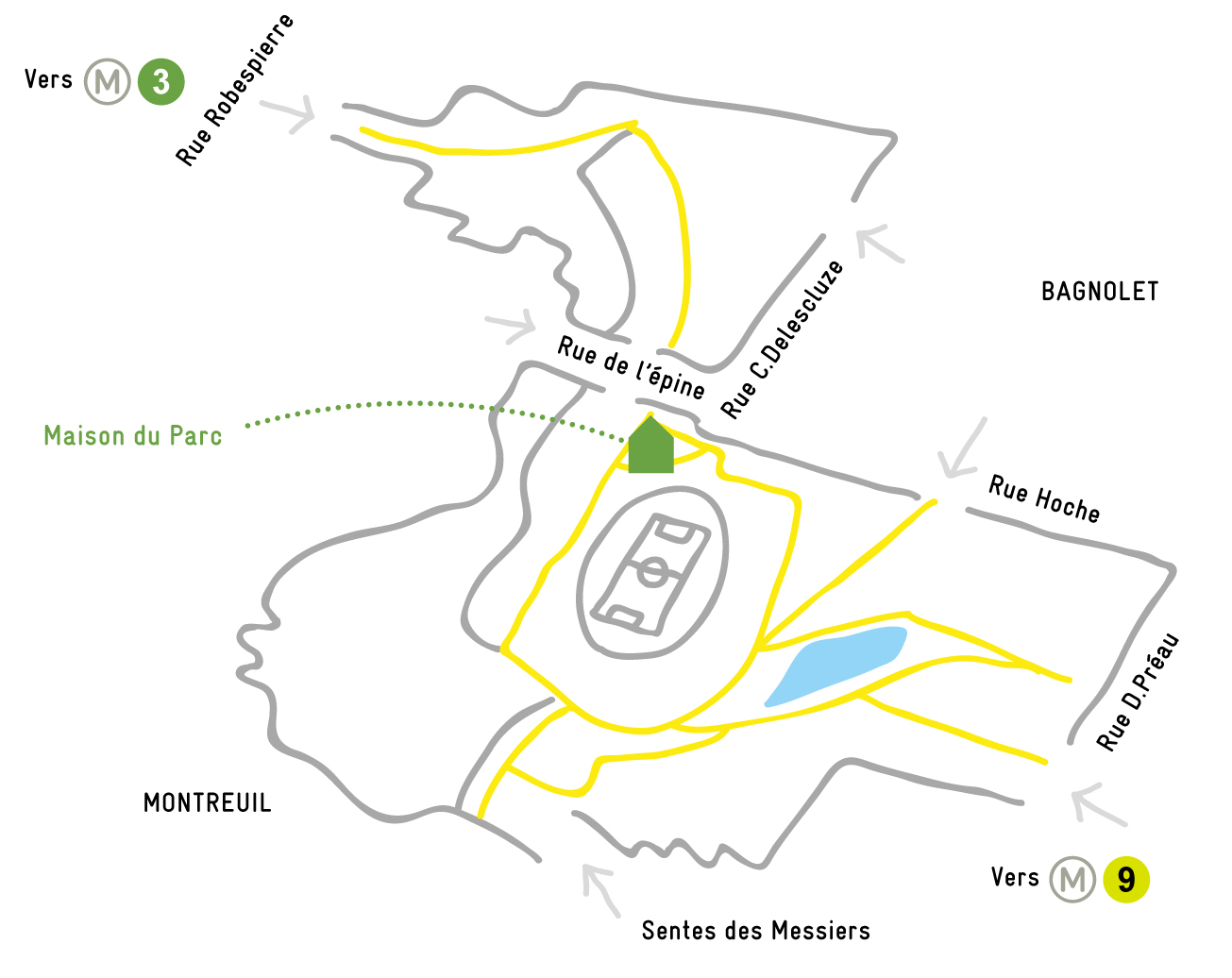 Parc départemental Jean-Moulin - Les Guilands